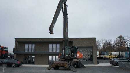 Hjulgraver 2011 Atlas 350 MH Mobilbagger Umschlagbagger Pratzen (1)