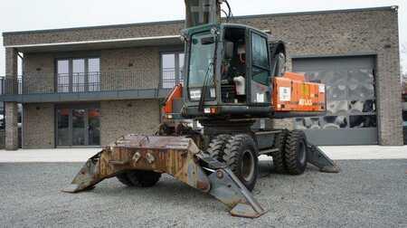 Hjulgraver 2011 Atlas 350 MH Mobilbagger Umschlagbagger Pratzen (4)