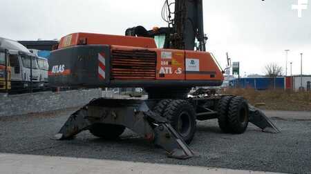 Hjulgraver 2011 Atlas 350 MH Mobilbagger Umschlagbagger Pratzen (8)