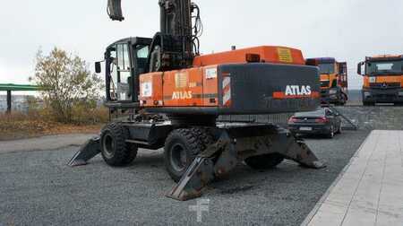 Hjulgraver 2011 Atlas 350 MH Mobilbagger Umschlagbagger Pratzen (9)