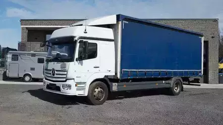 Andet 2017 Mercedes-Benz Atego 1630 Pritsche + Plane Steckrungen (1)