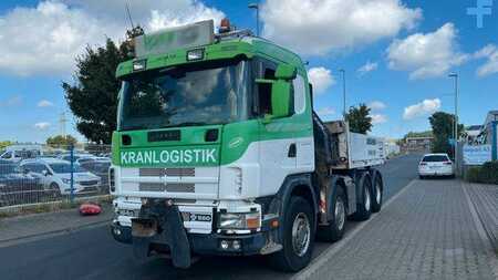 Scania 164G 580 V8 Kran Hiab 280 Retarder Sattelplatte