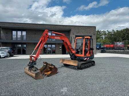 Minibagger 2011 Kubota KX 121-3a KX121 Minibagger Monoausleger 3xLöffel (1)