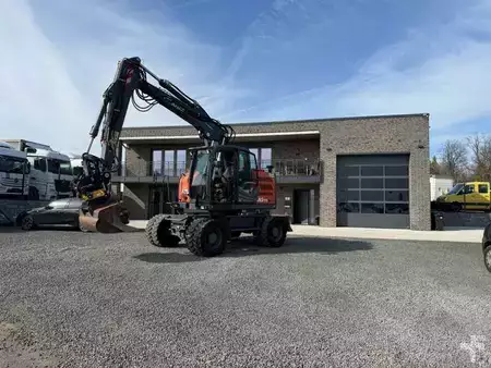 Pelle sur pneus 2020 Atlas 175 W SR Mobilbagger Engcon OQ65 Oilquick. (1)