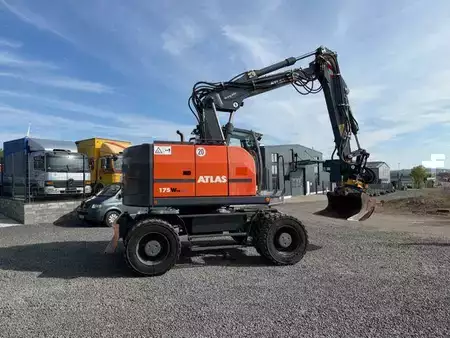 Pelle sur pneus 2020 Atlas 175 W SR Mobilbagger Engcon OQ65 Oilquick. (5)