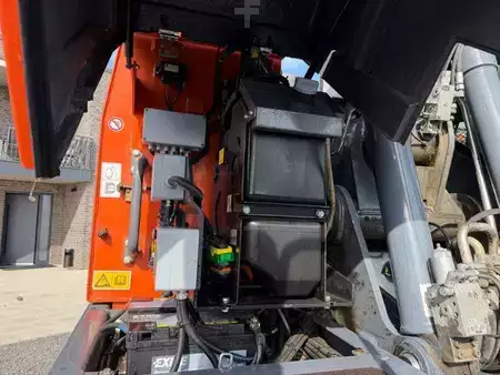 Pelle sur pneus 2020 Atlas 175 W SR Mobilbagger Engcon OQ65 Oilquick. (9)