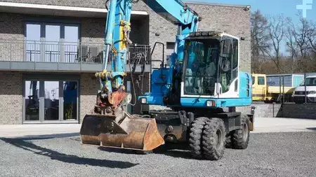 Excavadoras de ruedas 2013 Komatsu PW160-8 Mobilbagger Verstellausleger HS21 (2)