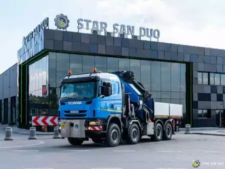 Ostatní 2012 Scania G440 8x8 PALFINGER PK 100002 FLY JIB WINCH CRAN (4)