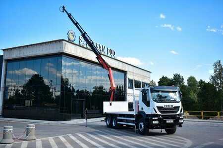 Iveco TRAKKER 6x4 PALFINGER PK 18502 CRANE EURO 6