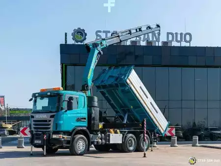 Ostatní 2011 Scania G480 6x4 PALFINGER PK 34002 SH Crane Kipper (1)