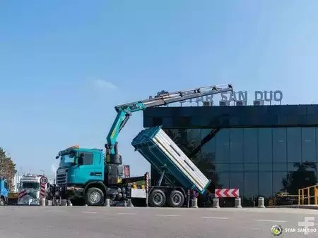 Ostatní 2011 Scania G480 6x4 PALFINGER PK 34002 SH Crane Kipper (7)