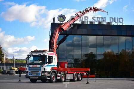 Scania R 520 8x2 Fassi F 660 EURO 5 Fly Jib Crane Kran