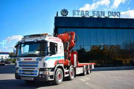 Scania R 520 8x2 Fassi F 660 EURO 5 Fly Jib Crane Kran