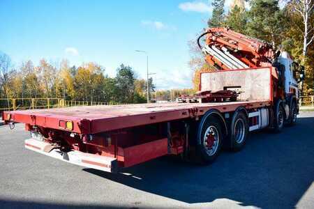 Scania R 520 8x2 Fassi F 660 EURO 5 Fly Jib Crane Kran