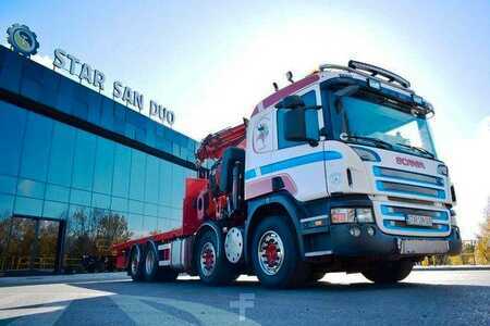 Scania R 520 8x2 Fassi F 660 EURO 5 Fly Jib Crane Kran