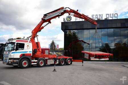 Scania R 520 8x2 Fassi F 660 EURO 5 Fly Jib Crane Kran