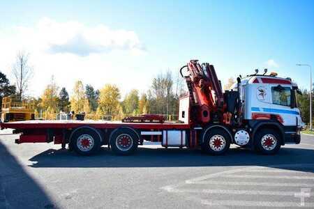 Scania R 520 8x2 Fassi F 660 EURO 5 Fly Jib Crane Kran