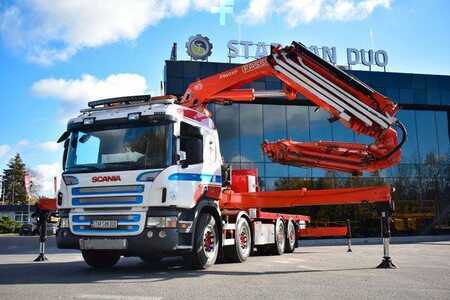 Scania R 520 8x2 Fassi F 660 EURO 5 Fly Jib Crane Kran