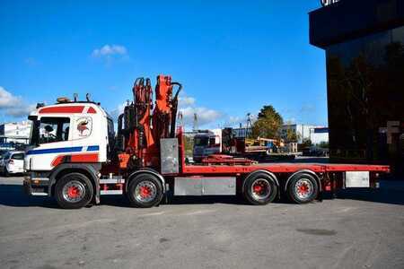 Scania R 520 8x2 Fassi F 660 EURO 5 Fly Jib Crane Kran