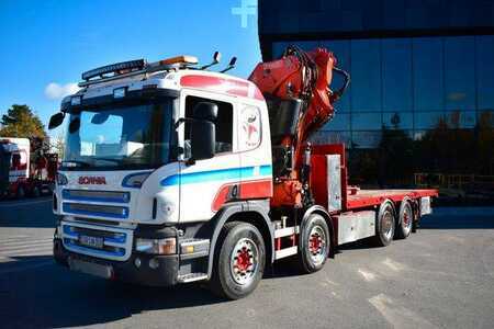 Scania R 520 8x2 Fassi F 660 EURO 5 Fly Jib Crane Kran