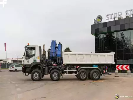 Miscelaneo 2010 Iveco TRAKKER 450 8x8 PM 85SP Crane Kipper Tipper (10)
