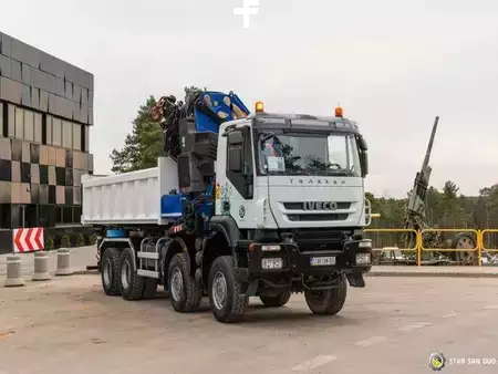 Miscelaneo 2010 Iveco TRAKKER 450 8x8 PM 85SP Crane Kipper Tipper (12)