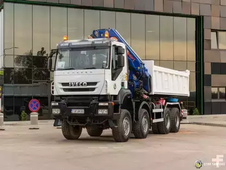 Miscelaneo 2010 Iveco TRAKKER 450 8x8 PM 85SP Crane Kipper Tipper (9)