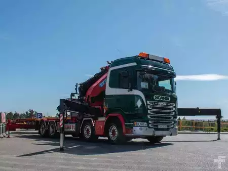 Altri 2014 Scania R490 8x2 EFFER 955 Fly Jib Winch Basket Crane (14)