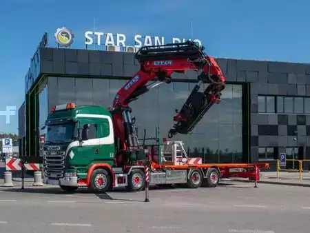 Altri 2014 Scania R490 8x2 EFFER 955 Fly Jib Winch Basket Crane (5)