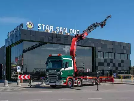 Altri 2014 Scania R490 8x2 EFFER 955 Fly Jib Winch Basket Crane (7)
