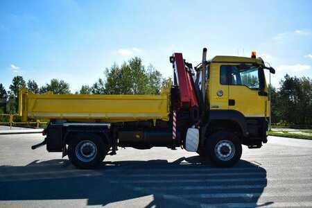 MAN 4x4 TGA 18.480 PALFINGER PK 16502 CRANE KIPPER