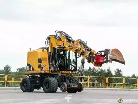Pyöräkaivinkoneet  2014 Caterpillar UNAC 22 TRR CAT Excavator Railway Zwei Wege Masc (4)