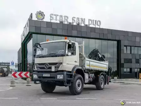 Sonstige 2012 Mercedes-Benz AXOR 1833 4x4 HIAB 166 Crane Kipper (14)