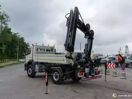 Sonstige 2012 Mercedes-Benz AXOR 1833 4x4 HIAB 166 Crane Kipper (4)