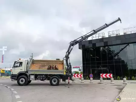 Sonstige 2012 Mercedes-Benz AXOR 1833 4x4 HIAB 166 Crane Kipper (6)