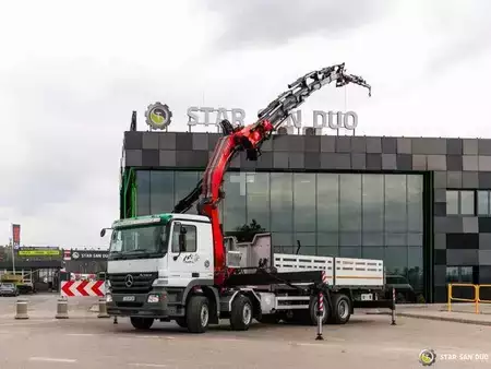 Sonstige 2007 Mercedes-Benz Actros 3244 8x4 FASSI F600AXP 26 Crane Fly JIb (1)