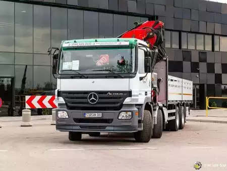 Sonstige 2007 Mercedes-Benz Actros 3244 8x4 FASSI F600AXP 26 Crane Fly JIb (9)