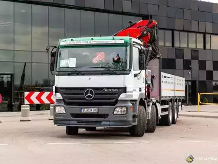 Miscelaneo 2007 Mercedes-Benz Actros 3244 8x4 FASSI F600 Crane Fly JIb Winch (9)