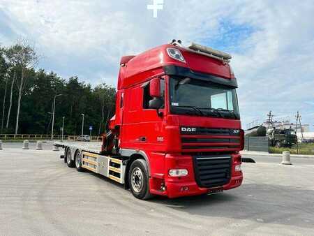 DAF XF 105 6x2 HMF 4020 EURO 5 Crane KRAN