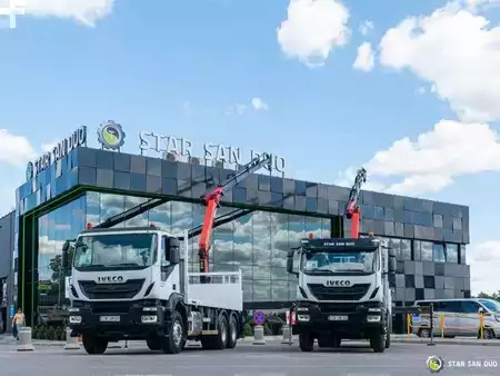 Pozostałe 2017 Iveco TRAKKER 360 6x4 PALFINGER PK 18502 Crane Rotato (15)
