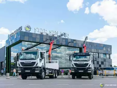 Pozostałe 2017 Iveco TRAKKER 360 6x4 PALFINGER PK 18502 Crane Rotato (7)