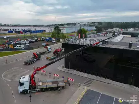 Sonstige 2019 Mercedes-Benz AROCS 3253 8x4 HMF 5020 Fly Jib Crane Kran (12)