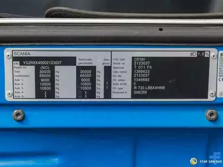 Overige 2016 Scania R730 6X4 PALFINGER PK 33002 EH Crane (18)