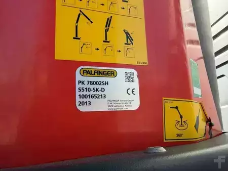 Ostatní 2013 Volvo FH 540 8x2 PALFINGER PK 78002 SH Fly Jib Crane (20)