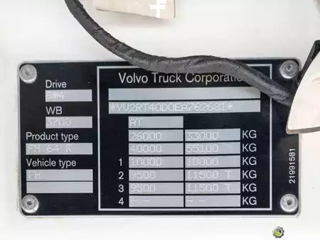 Sonstige 2014 Volvo FH 500 6x4 PALFINGER PK 40002 EH Crane Winch (18)