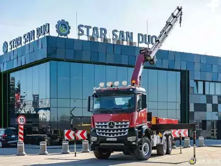 Andet 2018 Mercedes-Benz AROCS 3345 6x6 HMF 3220 Winch Crane tipper (3)