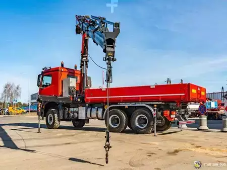 Andet 2018 Mercedes-Benz AROCS 3345 6x6 HMF 3220 Winch Crane tipper (5)