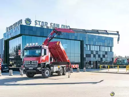 Andet 2018 Mercedes-Benz AROCS 3345 6x6 HMF 3220 Winch Crane tipper (6)