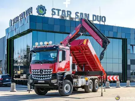 Andet 2018 Mercedes-Benz AROCS 3345 6x6 HMF 3220 Winch Crane tipper (7)