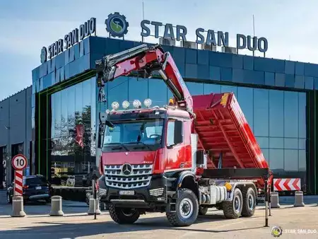 Andet 2018 Mercedes-Benz AROCS 3345 6x6 HMF 3220 Winch Crane tipper (9)